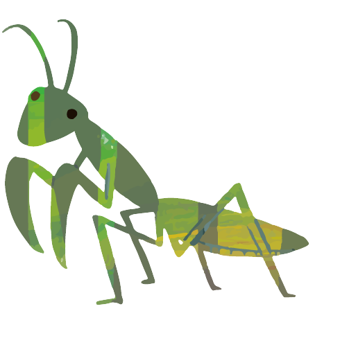 カマキリのイラスト