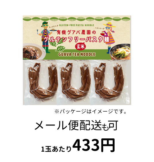 有機グアバ農園のグルテンフリーパスタ麺 – 南国にしがわ農園